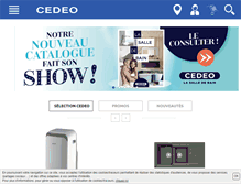 Tablet Screenshot of cedeo.fr